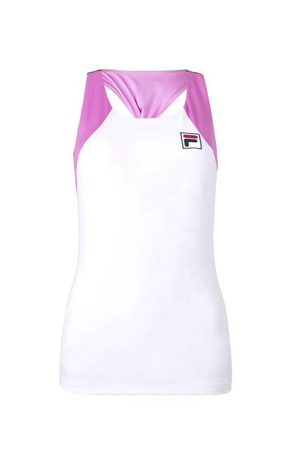 Fila 30 Love Twist Back Women's Tank Top - White/Red,NZ 946-64807